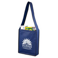 80GSM Non-Woven 'On The Go' Messenger Tote Bag